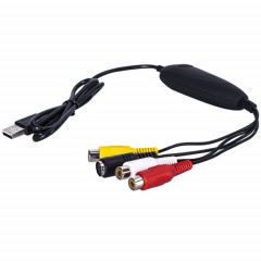 EZCAP USB 2.0 Capture vidéo, support MPEG 2 Format d'enregistrement, Système télévisé: PAL / NTSC (Noir)