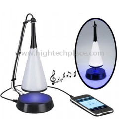 Touch Sensor USB lampe de bureau LED + mini haut-parleur Bluetooth V4.0 (noir)