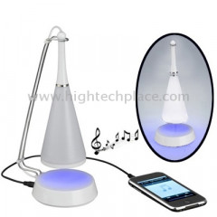 Touch Sensor USB LED Lampe de bureau + Mini Bluetooth V4.0 Haut-parleur (Blanc)
