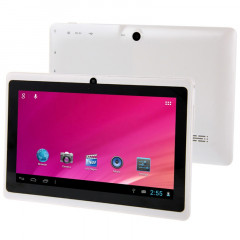 Tablet PC, 7,0 pouces, 512 Mo + 8 Go, Android 4.0, Allwinner A33 Quad Core 1,5 GHz (blanc)