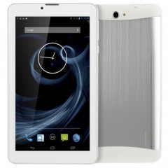 7.0 pouces Tablet PC, 512 Mo + 8 Go, appel téléphonique 3G Android 6.0, SC7731 Quad Core, OTG, double SIM, GPS, WIFI, Bluetooth (Argent)