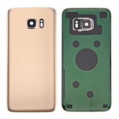 iPartsAcheter pour Samsung Galaxy S7 bord / G935 couvercle de la batterie d'origine avec la couverture de la lentille de la caméra (or)