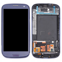 iPartsAcheter pour Samsung Galaxy SIII / i9300 écran LCD (4.65 pouces TFT) + écran tactile numériseur avec cadre (Pebble Blue)
