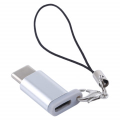 Mini adaptateur de convertisseur USB vers Type-C et USB-C portable avec OTG (blanc)