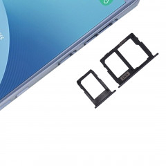 iPartsAcheter pour Samsung Galaxy J3 (2017) Double carte SIM / J330 & J5 (2017) Double carte SIM / J530 & J7 (2017) Double carte SIM / J730 Carte SIM + Carte SIM et Micro SD (Noir)