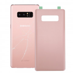 iPartsAcheter pour Samsung Galaxy Note 8 couvercle arrière de la batterie avec adhésif (rose)