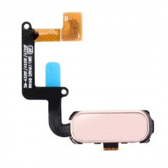 iPartsAcheter pour Samsung Galaxy A3 (2017) / A320 et A5 (2017) / A520 et A7 (2017) / A720 Accueil Flex câble avec identification d'empreintes digitales (rose)