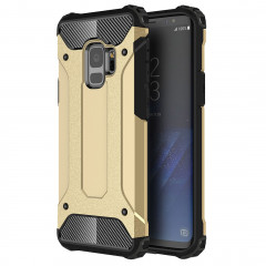 Pour Samsung Galaxy S9 TPU + PC 360 Degrés De Protection Antichoc Étui de Protection Antichoc (Or)