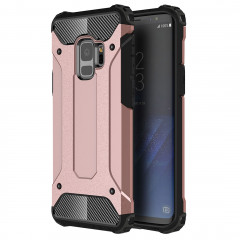 Pour Samsung Galaxy S9 TPU + PC 360 Degrés De Protection Antichoc Étui de Protection (Or Rose)