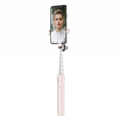 CYKE P9 Bâton selfie Bluetooth sans fil en une seule pièce extensible universel caché (rose)