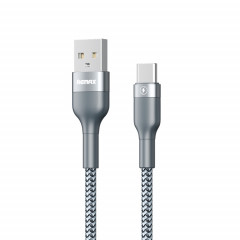 REMAX RC-064a Sury 2 Series 1m 2.4A USB to USB-C / Type-C Câble de données de charge rapide (gris)