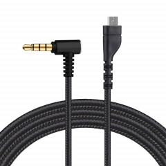 ZS0135 pour SteelSeries Arctis 3/5 / 7 Câble audio d'écouteurs, Durée du câble: 2m (noir)