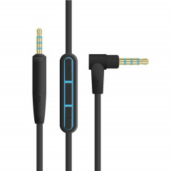 ZS0009 Câble audio 3,5 mm vers 2,5 mm pour Boshi QC25 QC35 OE2 LIVE2 AKG Y50 Y40 (Noir)