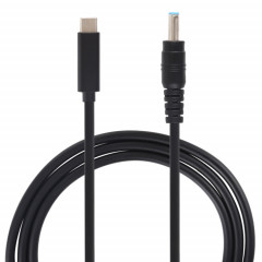 Câble de charge d'alimentation USB-C / Type-C vers 4,5 x 3,0 mm, longueur du câble: environ 1,5 m (noir)