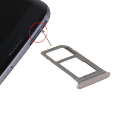 iPartsAchetez le plateau de carte SIM et le remplacement de plateau de carte micro d'écart-type pour le bord de Samsung Galaxy S7 / G935 (or rose)
