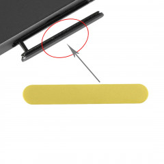 iPartsAcheter pour Sony Xperia Z5 Fente pour carte Compact Port Dust Plug (Jaune)