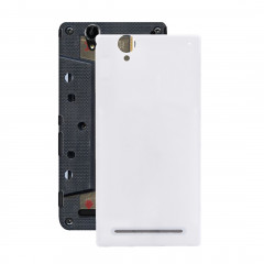iPartsAcheter pour Sony Xperia T2 Ultra couvercle de la batterie arrière (blanc)