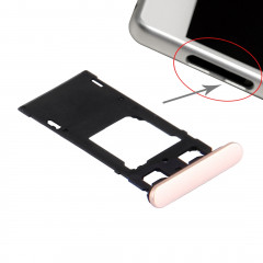 iPartsAcheter pour Sony Xperia X (Double carte SIM) Plateau de carte SIM + Micro SD / Carte SIM Plateau + Prise de courant pour prise de carte (Rose Gold)