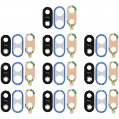 Cadre de caméra 10 PCS avec cache-objectif et adhésif pour Huawei P20 Lite (bleu)