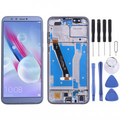 Ecran LCD et assemblée complète de numérisation avec cadre pour Huawei Honor 9 Lite (Gris)