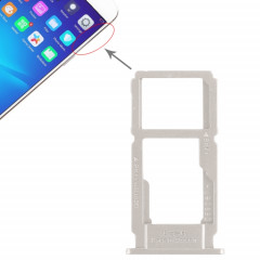 Pour OPPO R11 plateau de carte SIM + plateau de carte SIM/plateau de carte Micro SD (argent)