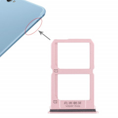 Pour Vivo X9i 2 x plateau de carte SIM (or rose)