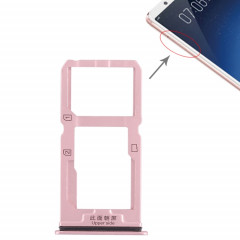 Pour Vivo X20 plateau de carte SIM + plateau de carte SIM/plateau de carte Micro SD (or rose)