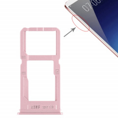 Pour Vivo X20 Plus plateau de carte SIM + plateau de carte SIM/plateau de carte Micro SD (or rose)