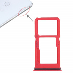 Pour Vivo X21i Plateau de carte SIM + Plateau de carte SIM / Plateau de carte Micro SD (Rouge)