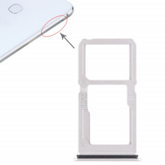 Pour Vivo X21i Plateau de carte SIM + Plateau de carte SIM / Plateau de carte Micro SD (Argent)