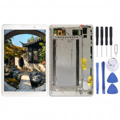 Ecran LCD et assemblée complète du numériseur avec cadre pour Huawei MediaPad T2 10.0 Pro FDR-A01L FDR-A01W FDR-A03 (Blanc)