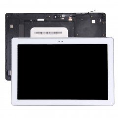 iPartsAcheter Asus ZenPad 10 Z300C / Z300CG / Z300CNL / Z300M / Z300CL LCD Écran + Écran Tactile Digitizer Assemblée avec Cadre (Blanc)