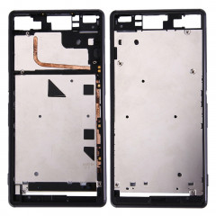 iPartsAcheter pour Sony Xperia Z3 (Single SIM) Boîtier Avant LCD Cadre Lunette (Noir)