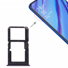 Pour OPPO A9 plateau de carte SIM + carte SIM/carte Micro SD (bleu)