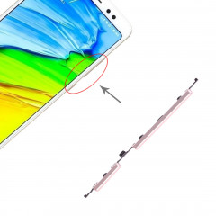 Bouton d'alimentation et bouton de contrôle du volume pour Xiaomi Redmi Note 5 / Redmi Note 5 Pro (Or)