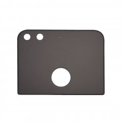 iPartsAcheter pour Google Pixel / Nexus S1 couverture arrière en verre (partie supérieure) (Noir)