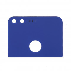 iPartsAcheter pour Google Pixel / Nexus S1 couverture arrière en verre (partie supérieure) (bleu)