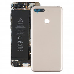 Coque arrière avec touches latérales et lentille de caméra pour Huawei Honor Play 7A (Or)