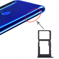 Plateau pour carte SIM + Plateau pour carte SIM / Plateau pour carte Micro SD pour Huawei Nova 5i (Noir)