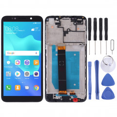 Ecran LCD et ensemble de numérisation complet avec cadre pour Huawei Y5 Prime (2018) (Noir)