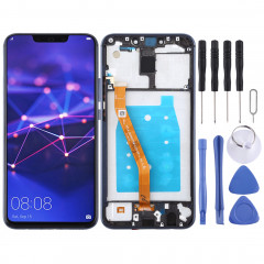 Ecran LCD et assemblée complète de numérisation avec cadre pour Huawei Mate 20 Lite / Maimang 7 (Bleu)