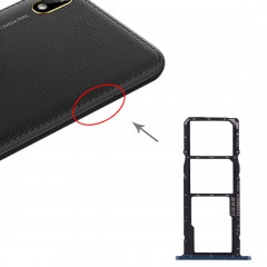 Bac à carte SIM + Bac à carte SIM + Bac à carte Micro SD pour Huawei Y5 (2019) (Vert)