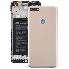 Cache arrière avec touches latérales pour Huawei Y7 (2018) (Or)