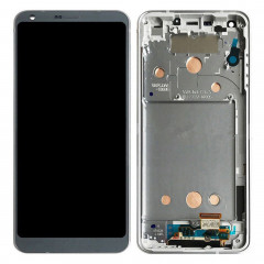 iPartsAcheter pour LG G6 / H870 / H872S / H872 / LS993 / VS998 / US997 LCD écran + écran tactile Digitizer Assemblée avec cadre (Platinum)