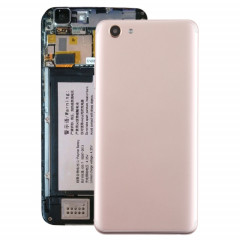 Pour Vivo Y71 Couverture arrière avec touches latérales d'objectif de caméra (or)