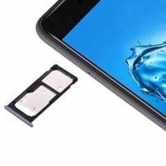iPartsAcheter Huawei Profitez 7 Plus / Y7 Prime SIM carte Plateau et SIM / Micro SD Carte Plateau (Gris)
