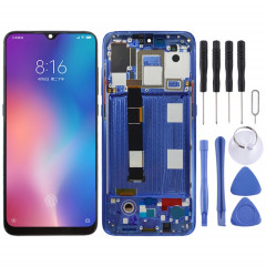 Écran LCD et numériseur complet avec cadre pour Xiaomi Mi 9 (bleu)