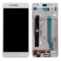 iPartsAcheter pour Asus ZenFone 3 Max / ZC520TL / X008D écran LCD + écran tactile Digitizer Assemblée avec cadre (blanc)