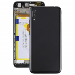 Cache arrière de batterie avec objectif et touches latérales pour Huawei Enjoy 9e (noir)