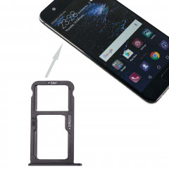 iPartsAcheter Huawei P10 carte SIM plateau et carte SIM / Micro SD (Noir)